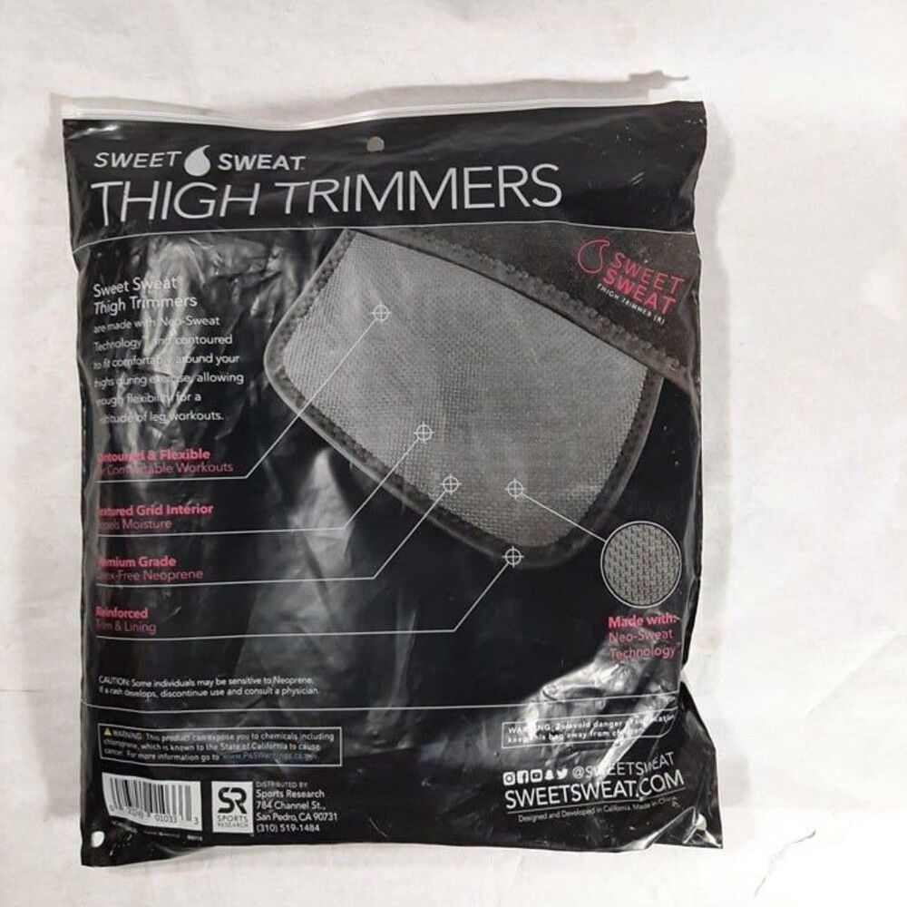 Sweet Sweat Thigh Trimmers Medium 1 Pair For Women and Men - Picture 2 of 2